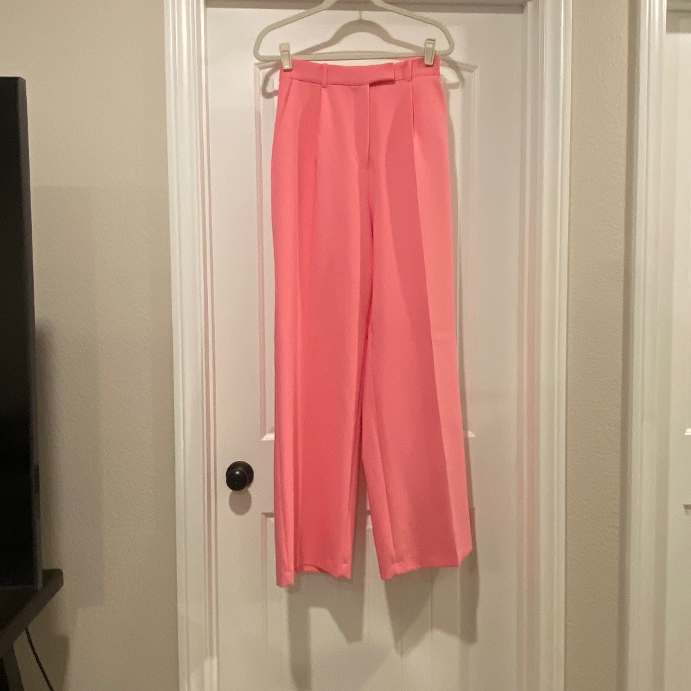 Zara High Waist Wide Leg Pant Size M